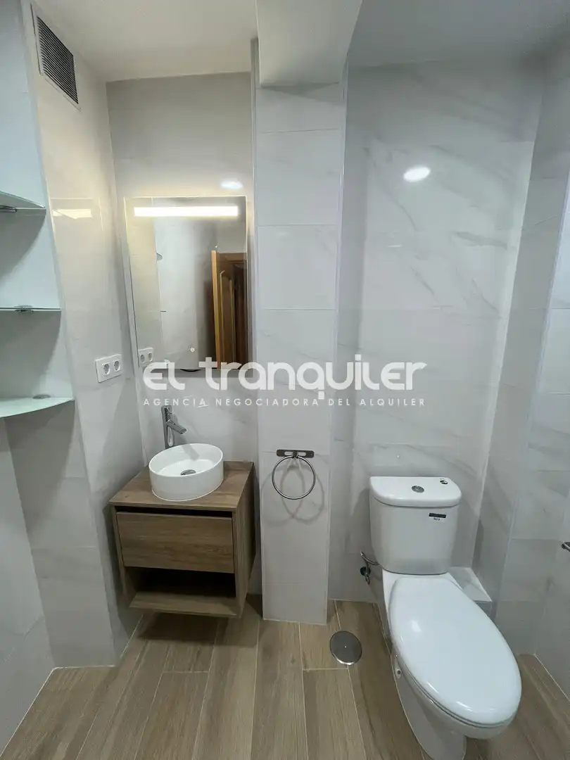 Baño de Piso de alquiler en Madrid con Aire acondicionado, Parquet y Se aceptan mascotas