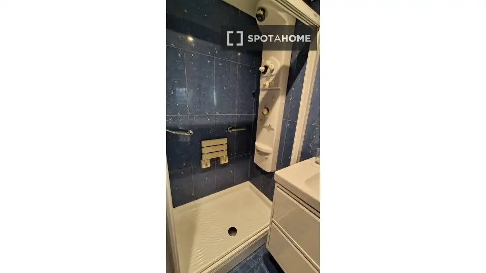 Bany de Apartament per a compartir en Donostia - San Sebastián  amb Aire condicionat, Terrassa i Moblat