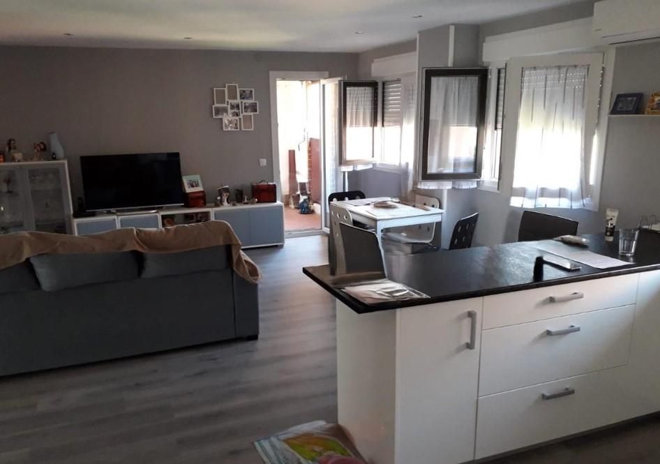 Sala de estar de Piso en venta en  Madrid Capital con Aire acondicionado, Calefacción y Amueblado