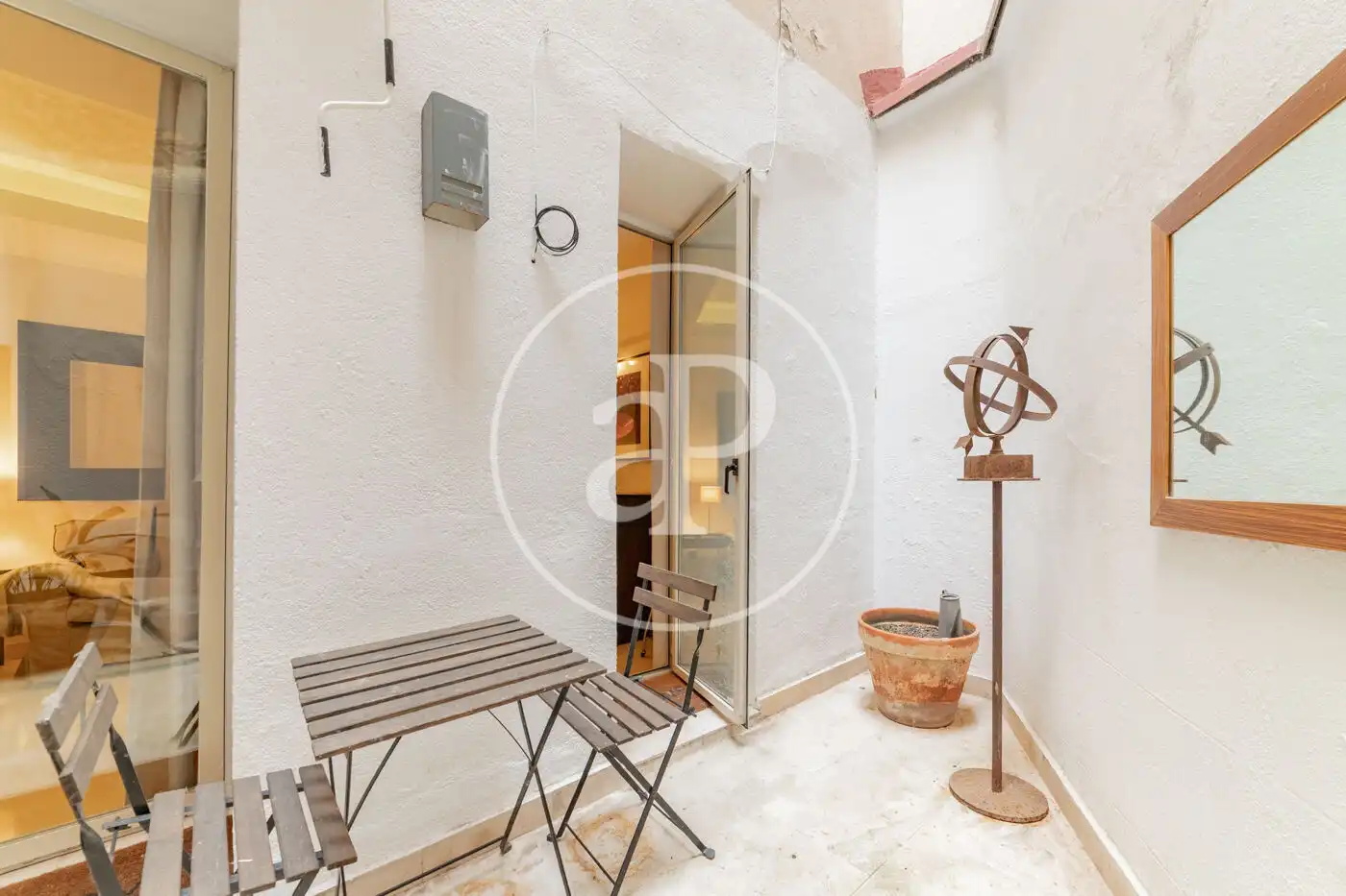 Balcony of Flat for sale in Madrid  with Heating, Terrace and Furnished