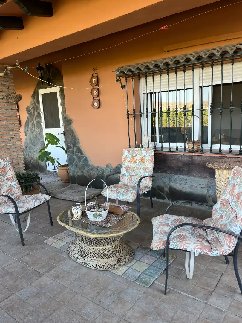 Terraza de Finca rústica en venta en Cártama con Aire acondicionado, Terraza y Amueblado