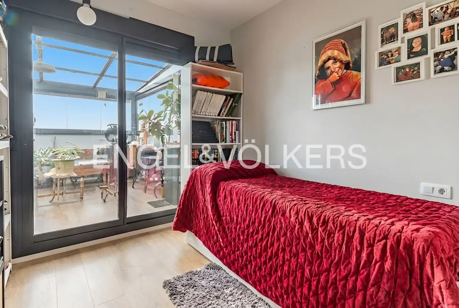 Terraza de Ático en venta en Sant Adrià de Besòs con Aire acondicionado, Calefacción y Parquet