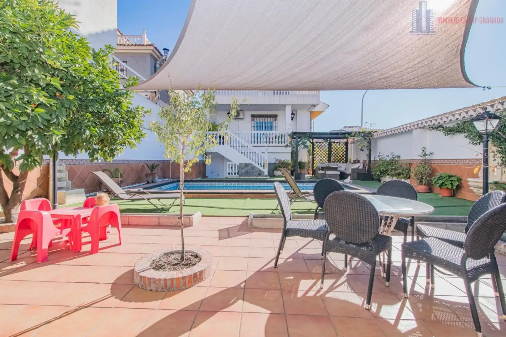 Jardí de Casa o xalet en venda en Maracena amb Aire condicionat, Calefacció i Terrassa