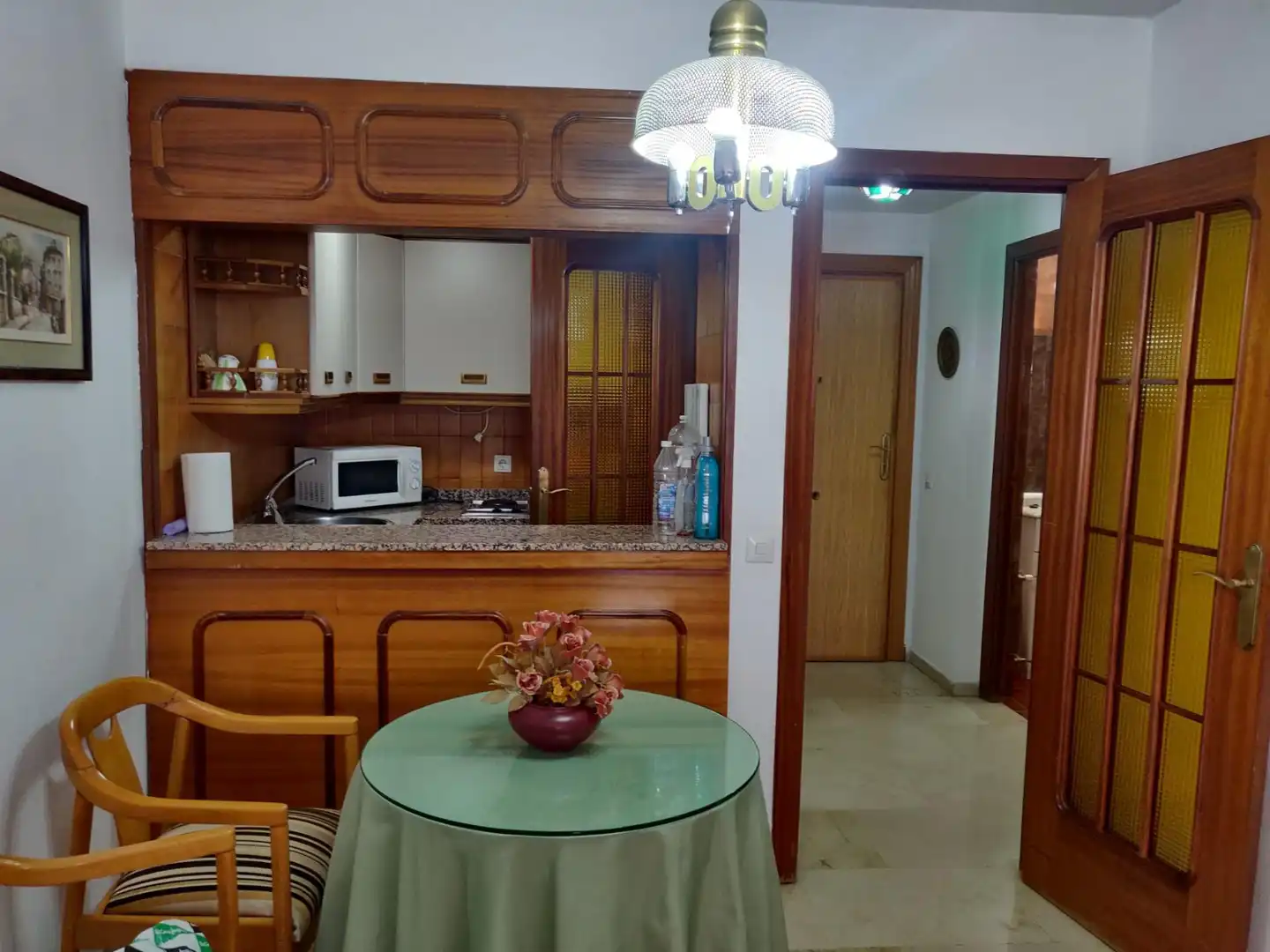 Cuina de Apartament de lloguer en Granada amb Calefacció
