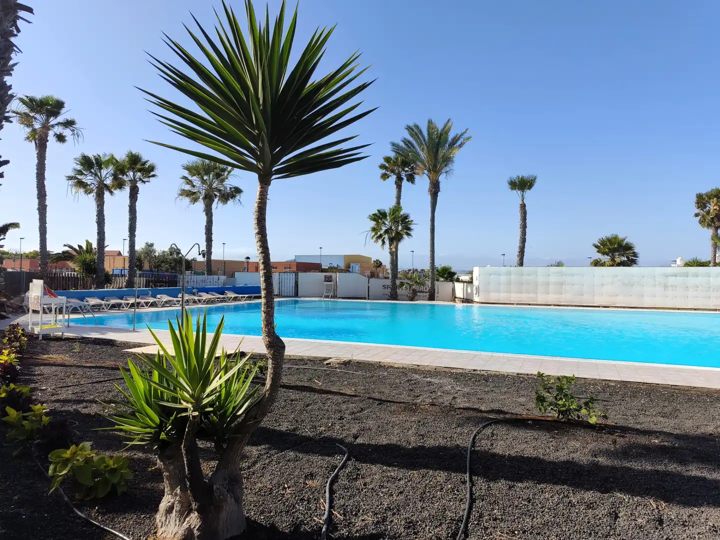 Piscina de Apartamento en venta en La Oliva con Terraza, Amueblado y Piscina comunitaria