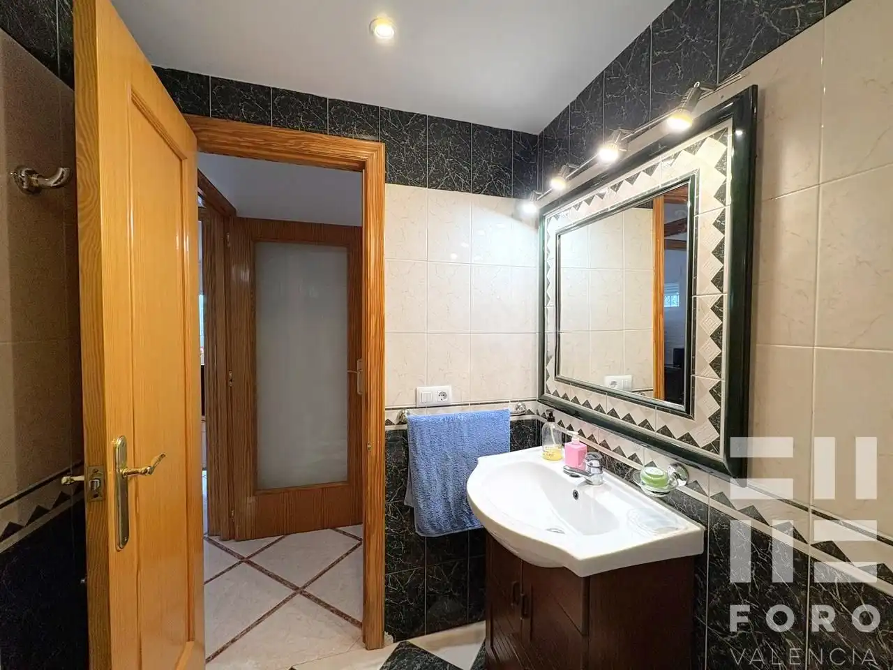 Baño de Casa o chalet en venta en Alberic con Aire acondicionado, Jardín privado y Terraza