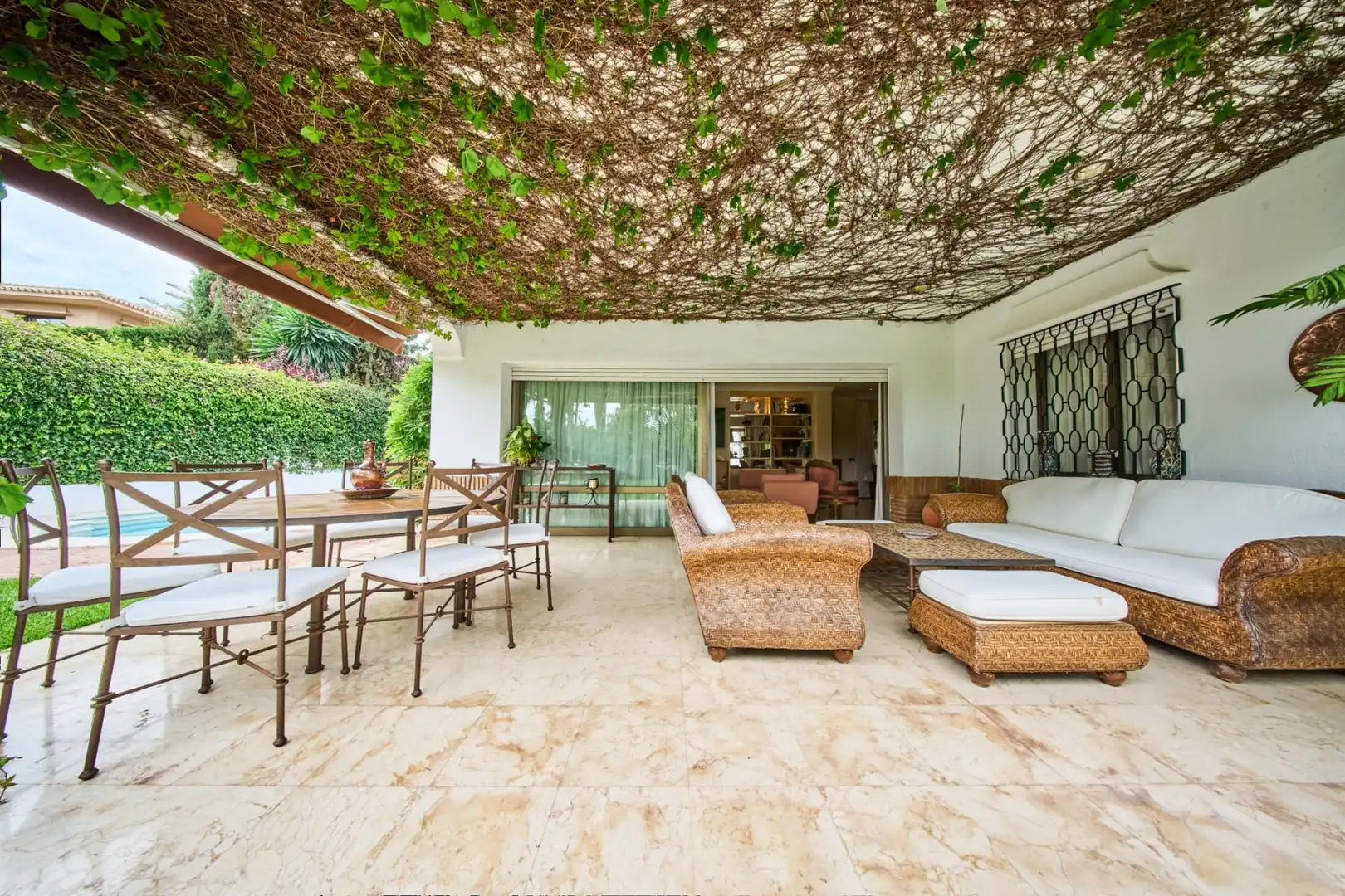 Terraza de Casa o chalet en venta en Marbella con Aire acondicionado, Calefacción y Jardín privado