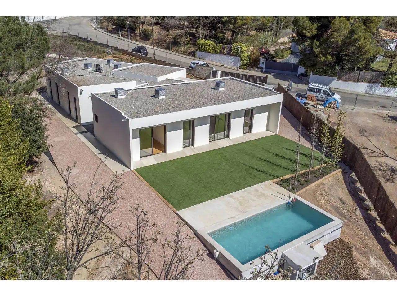 Vista exterior de Casa o chalet en venta en Matadepera con Aire acondicionado, Calefacción y Jardín privado
