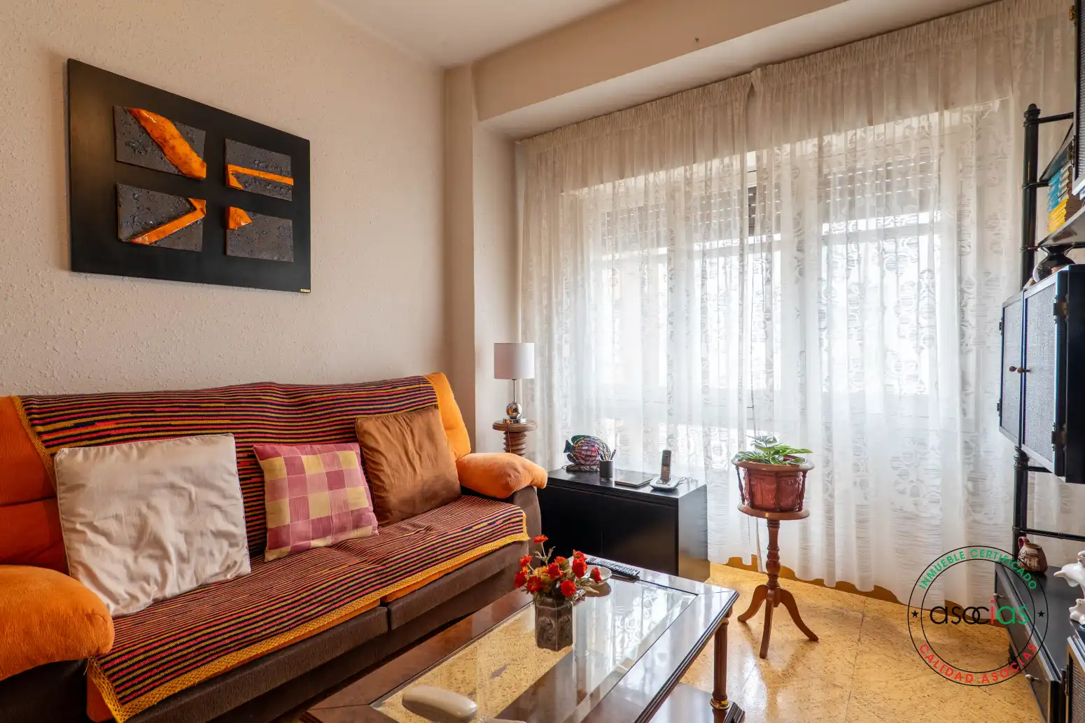 Sala de estar de Piso en venta en Gijón 