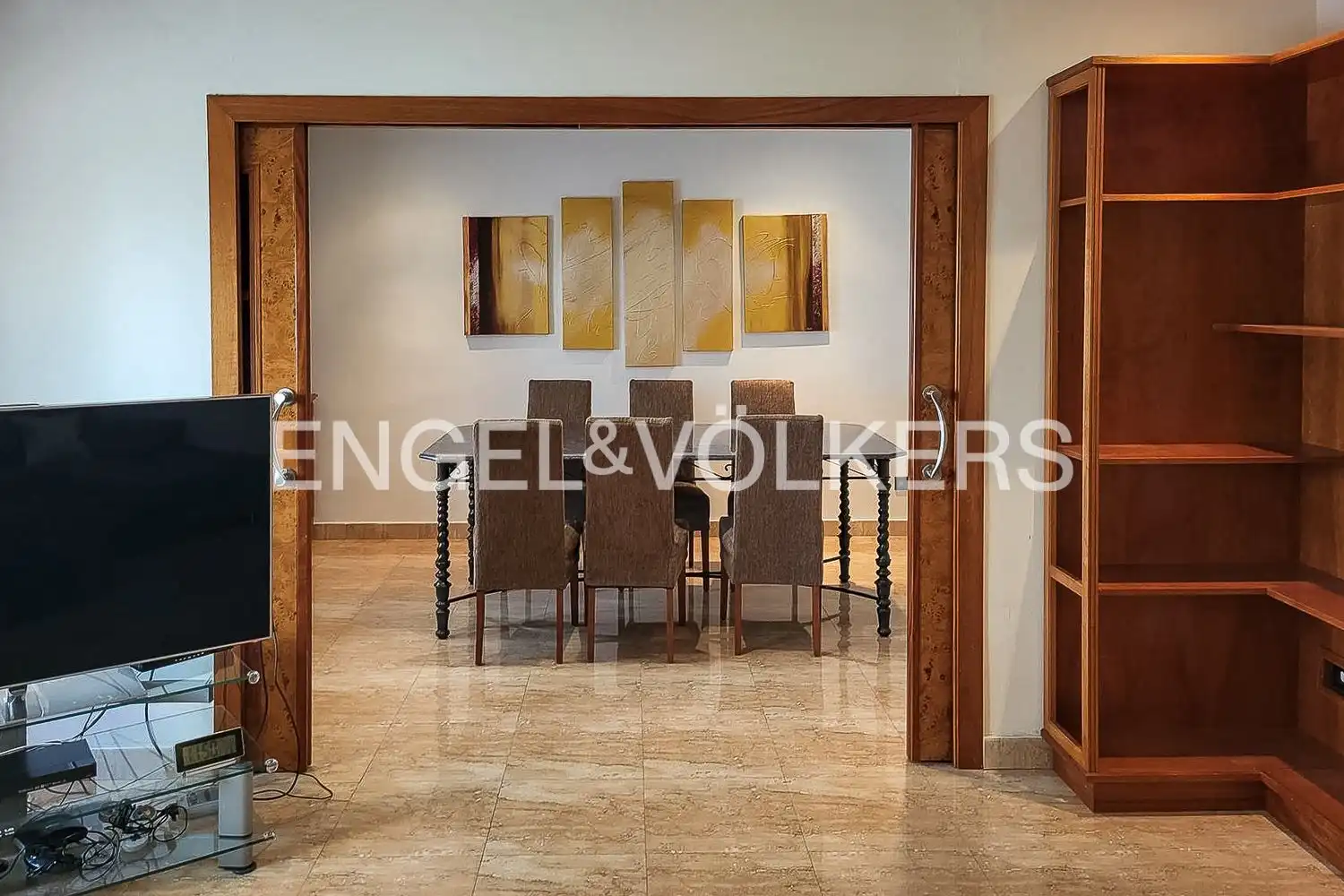 Menjador de Dúplex de lloguer en Valencia amb Aire condicionat, Calefacció i Parquet