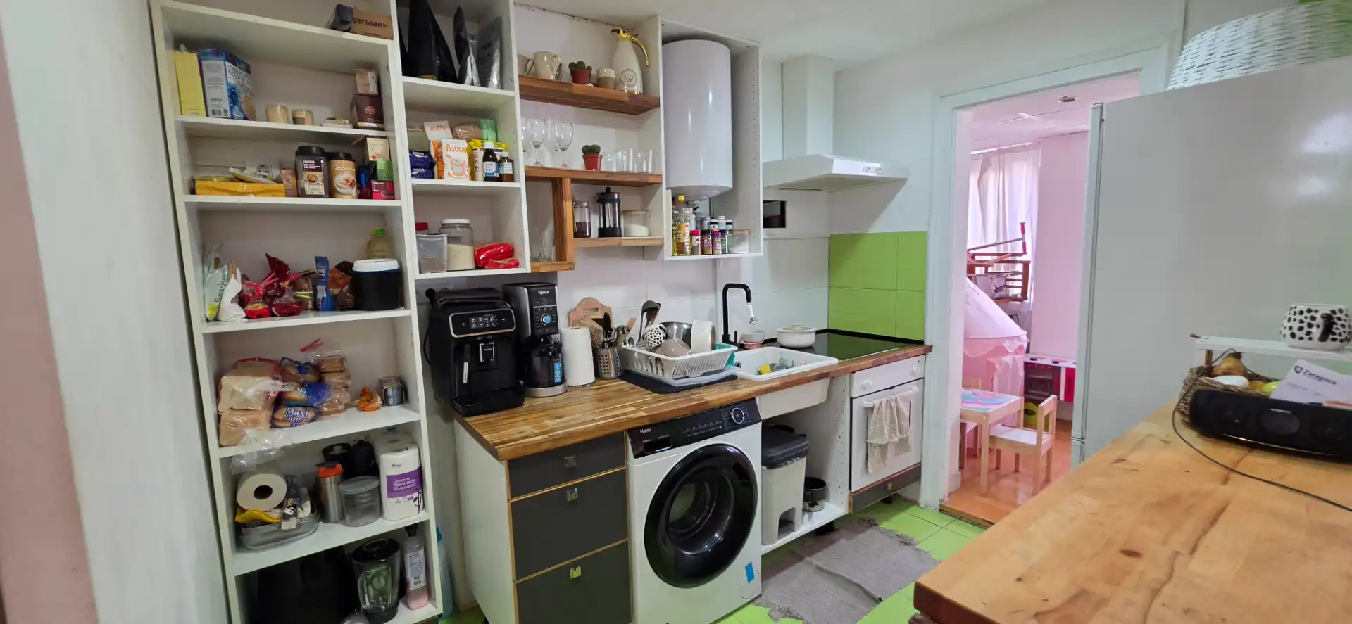 Cocina de Piso en venta en Zaragoza con Aire acondicionado, Calefacción y Parquet