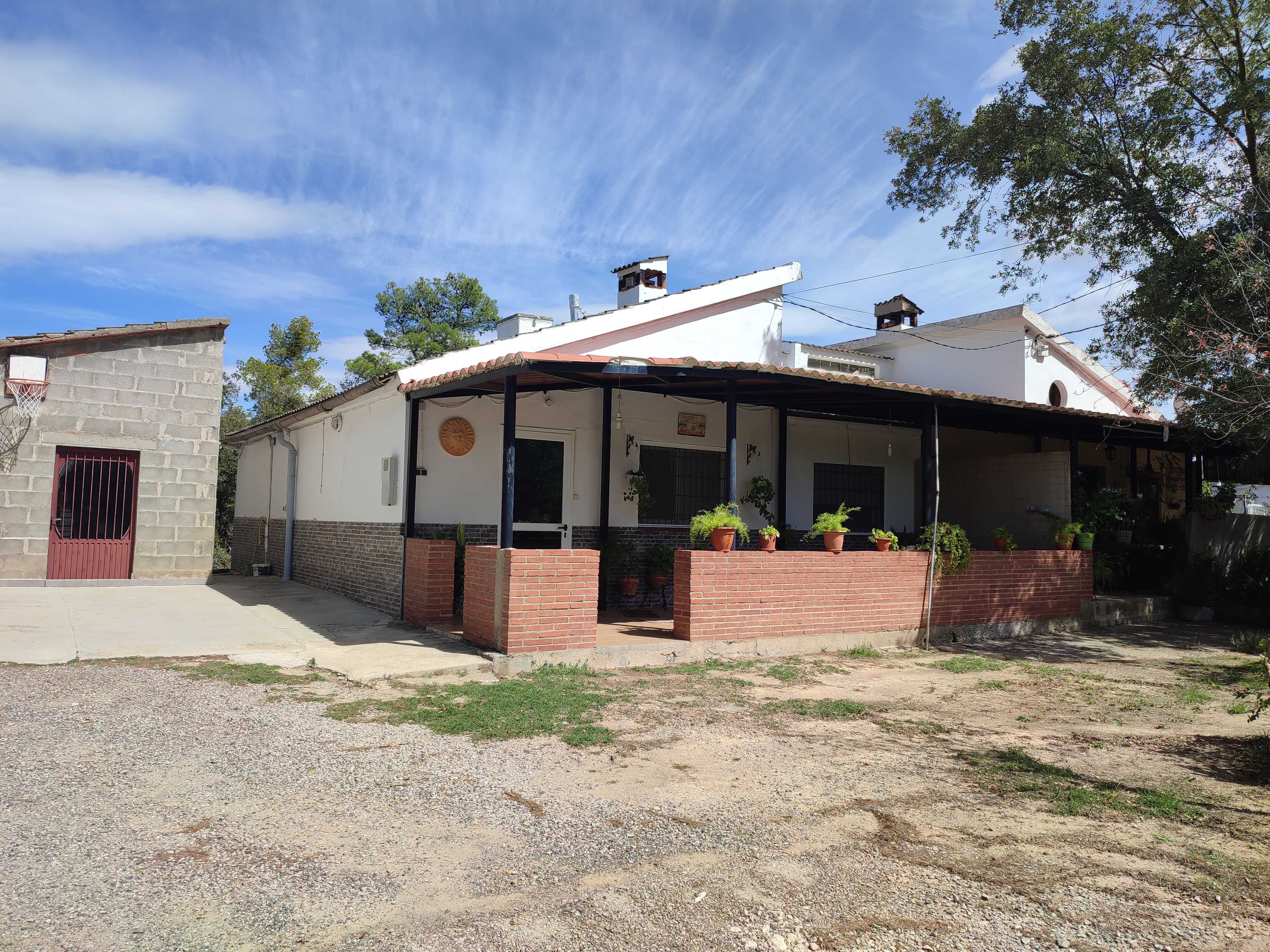 Exterior view of Single-family semi-detached for sale in Cervià de Les Garrigues  with Air Conditioner, Heating and Terrace