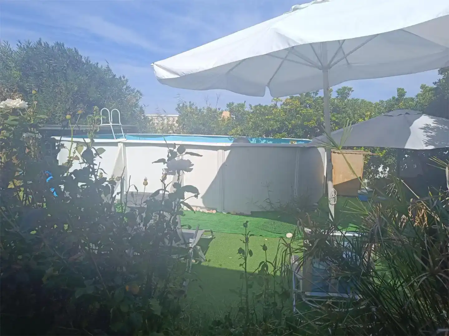 Piscina de Casa o xalet de lloguer en Gandia amb Aire condicionat i Piscina