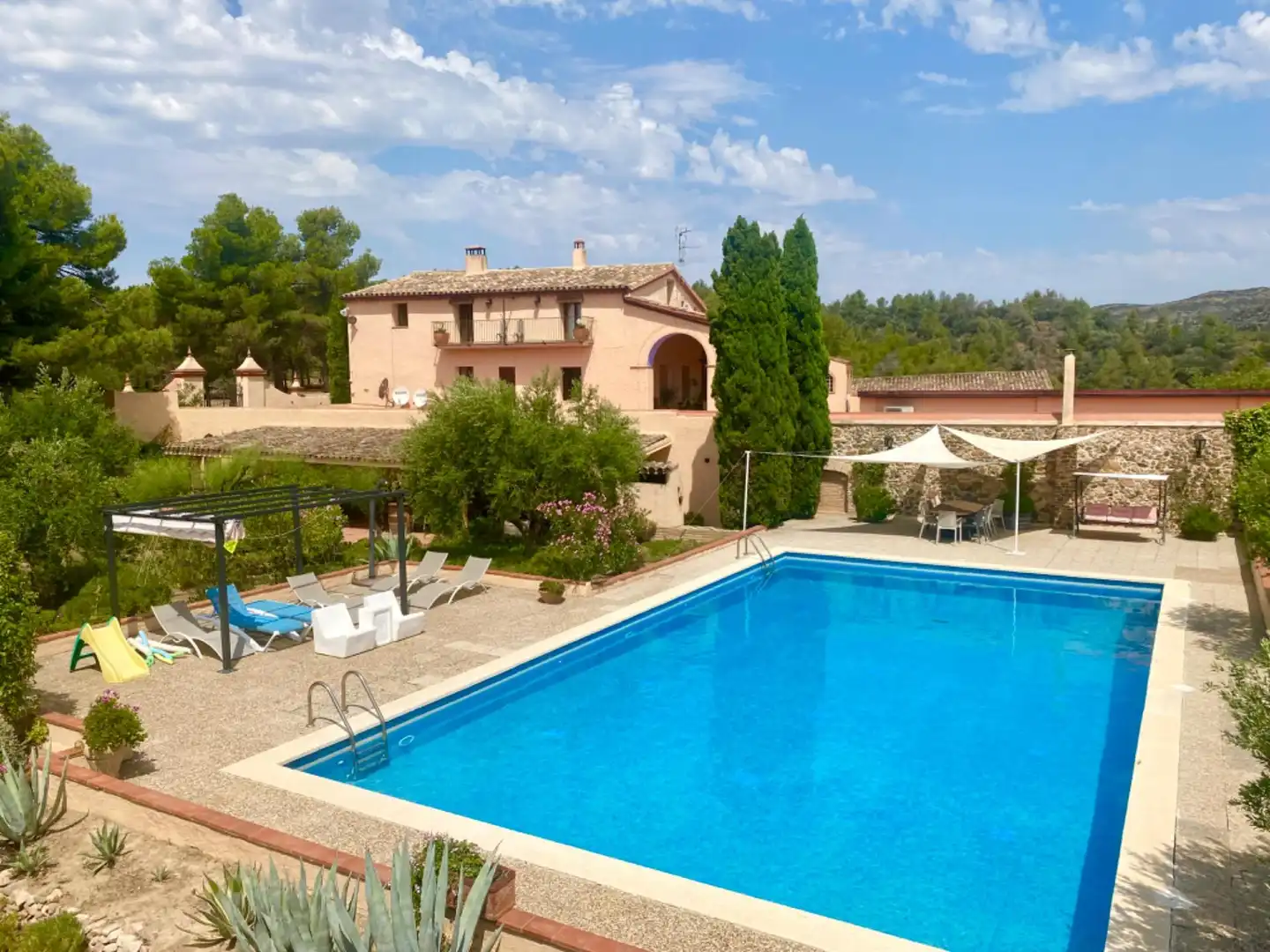 Swimming pool of Commercial properties for sale in El Molar (Tarragona)  with Air Conditioner