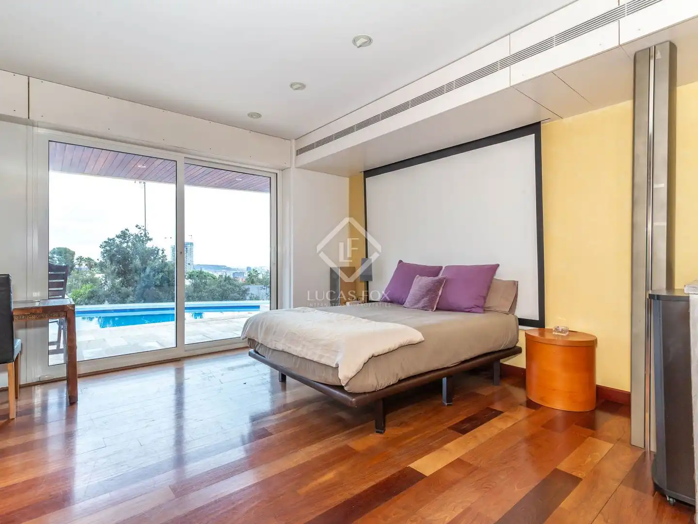 Schlafzimmer von Haus oder Chalet zum Verkauf in Esplugues de Llobregat mit Klimaanlage, Heizung und Privatgarten
