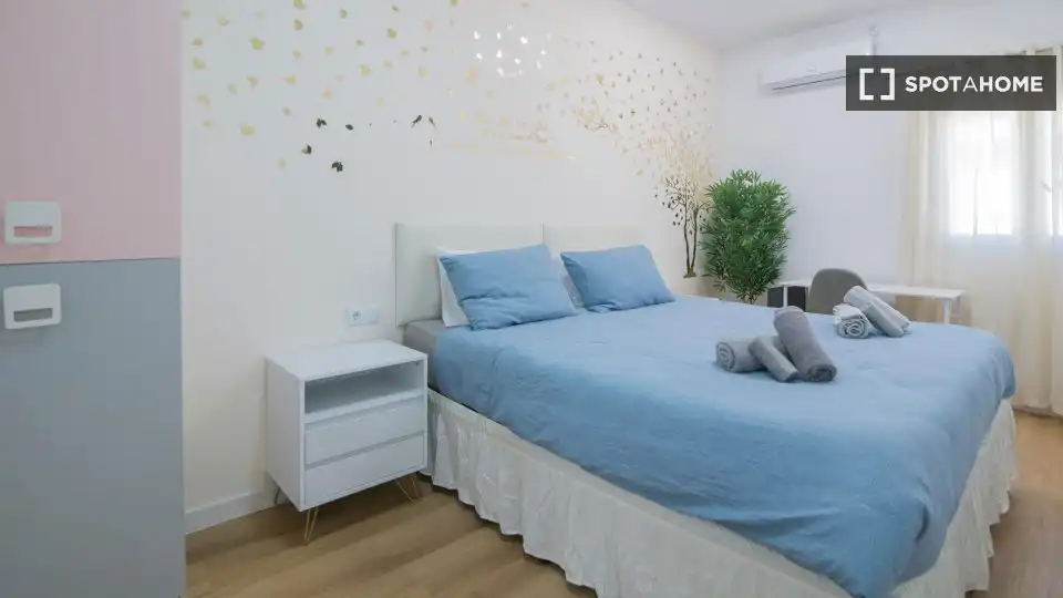 Bedroom of Flat for rent in Poblats Marítims
