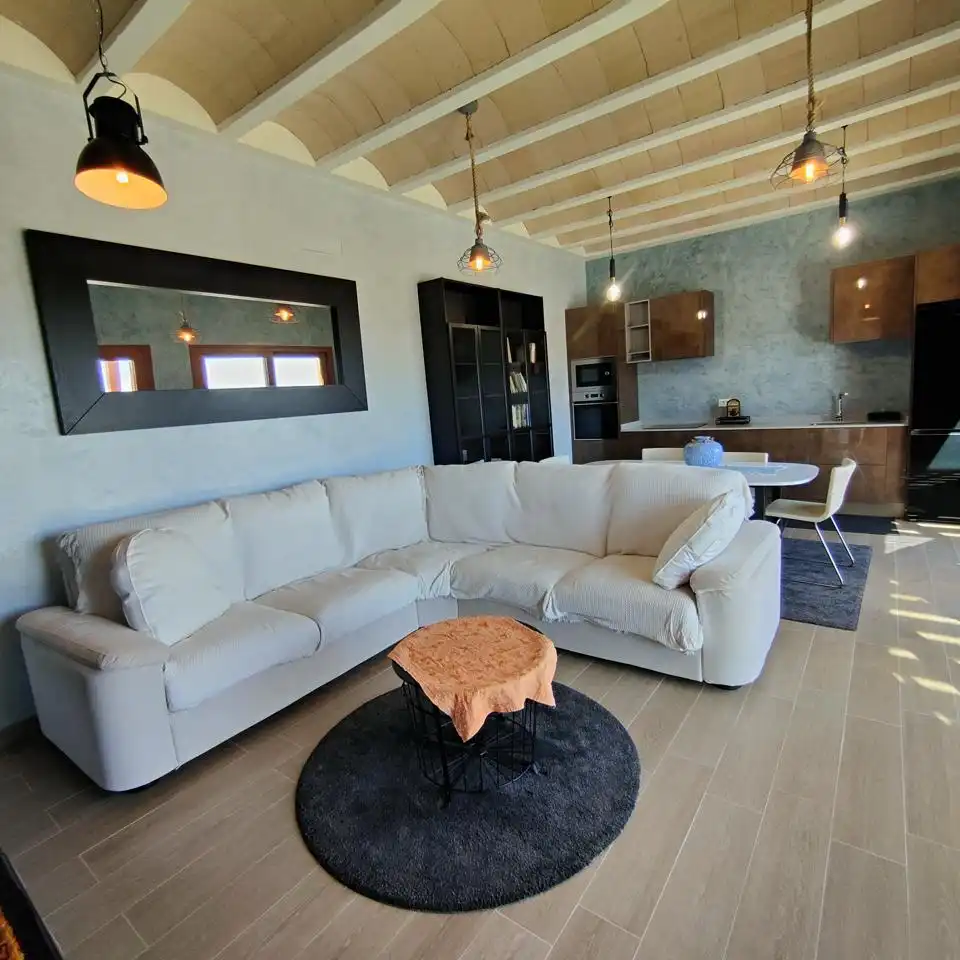 Sala de estar de Casa o chalet en venta en Telde con Jardín privado, Parquet y Terraza