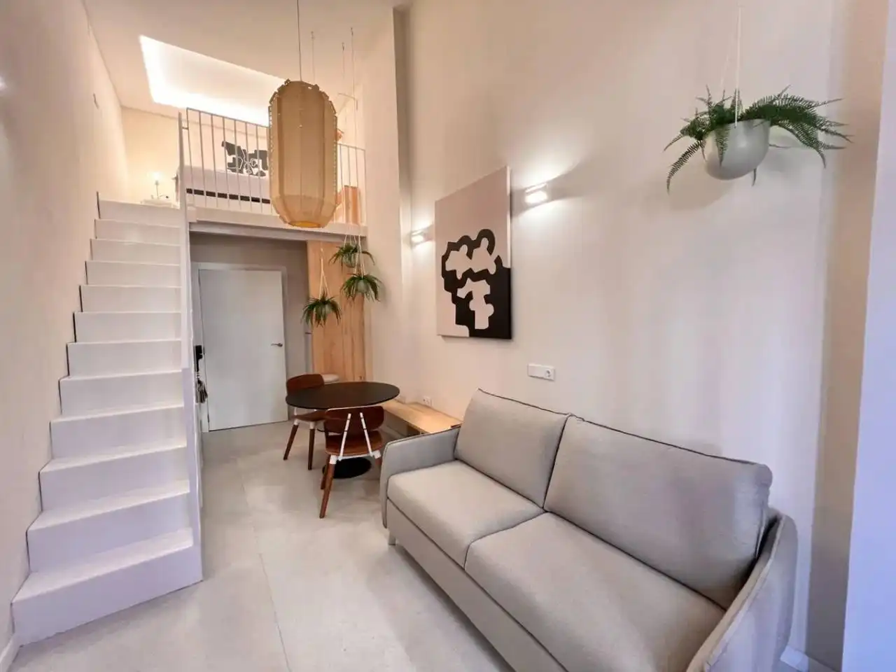 Wohnzimmer von Wohnung zum Verkauf in L'Hospitalet de Llobregat mit Klimaanlage, Heizung und Parkett