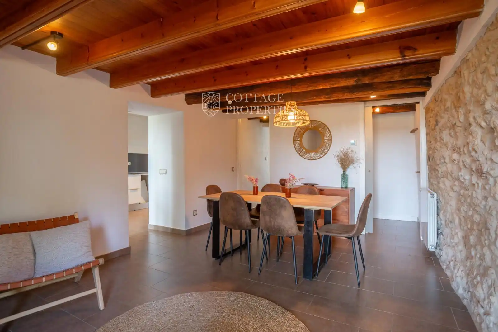 Comedor de Finca rústica en venta en Vilademuls con Aire acondicionado, Calefacción y Piscina