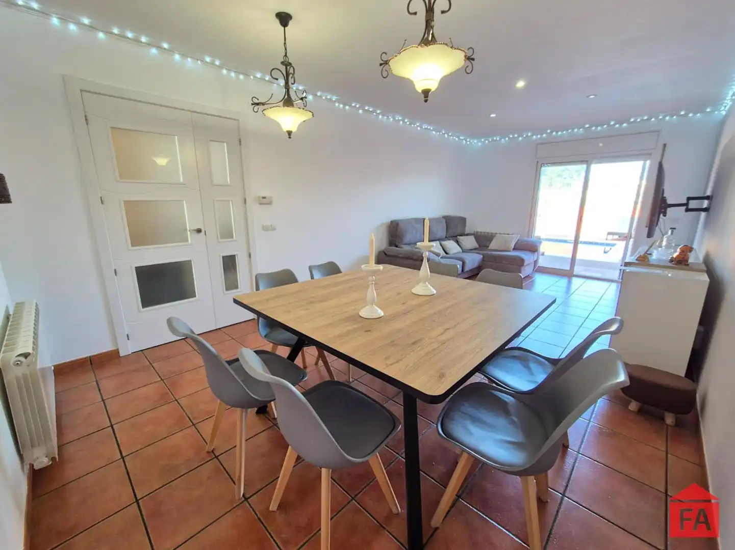 Dining room of Detached homes for sale in Albinyana  with Heating, Terrace and Swimming Pool