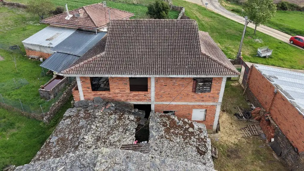 Vista exterior de Casa o xalet en venda en Gallegos del Río