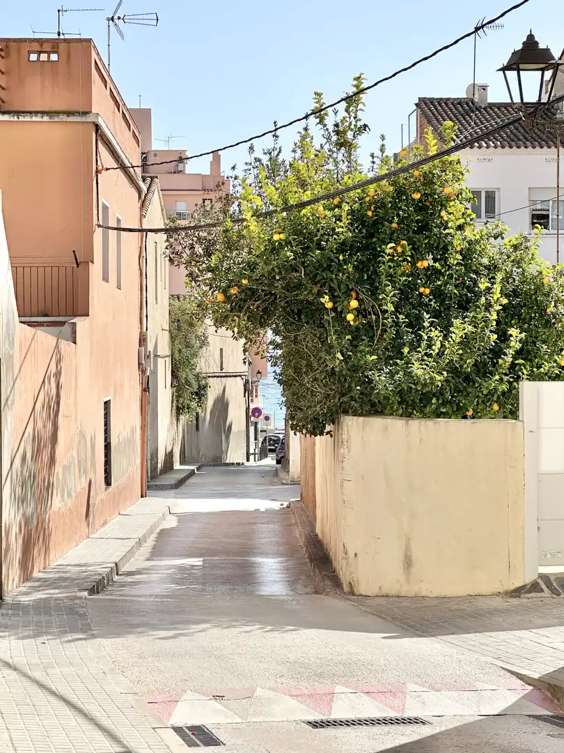 Außenansicht von Einfamilien-Reihenhaus zum Verkauf in El Masnou mit Heizung, Privatgarten und Terrasse