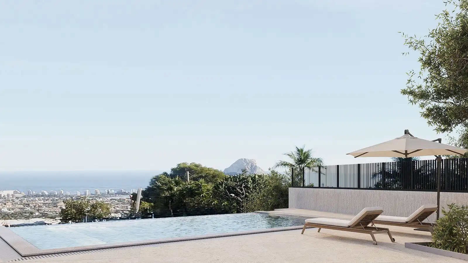 Piscina de Casa o xalet en venda en Calpe / Calp amb Aire condicionat, Calefacció i Jardí privat