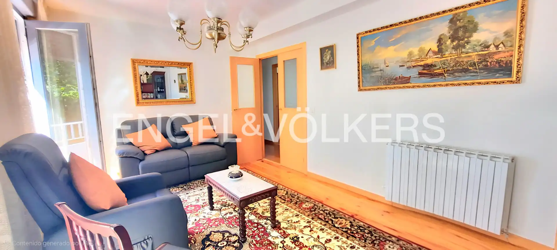 Sala de estar de Finca rústica en venta en Vigo  con Calefacción, Parquet y Terraza