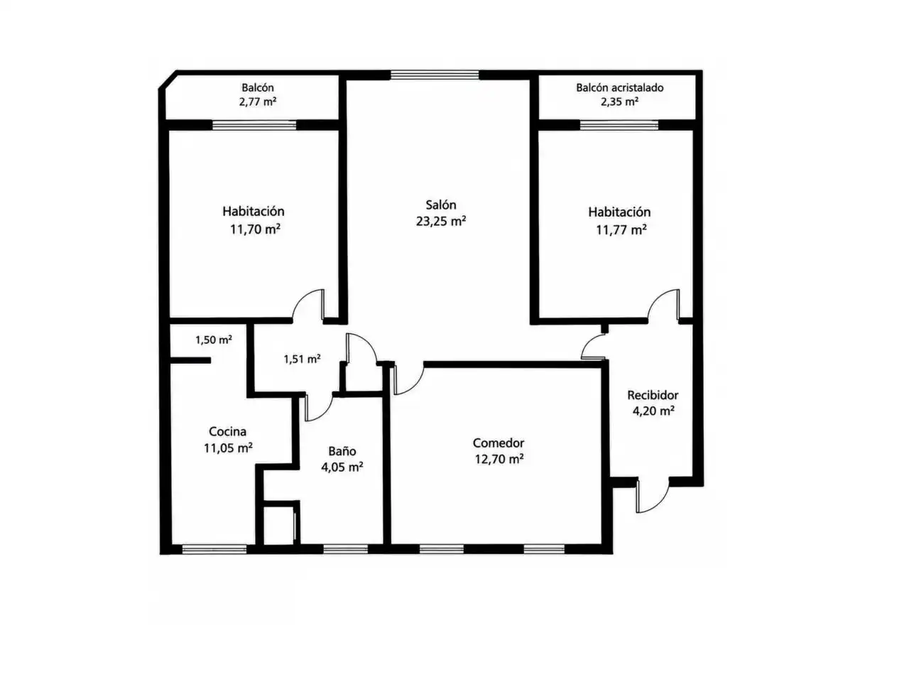 Piso en venta en Valencia con Aire acondicionado, Parquet y Balcón