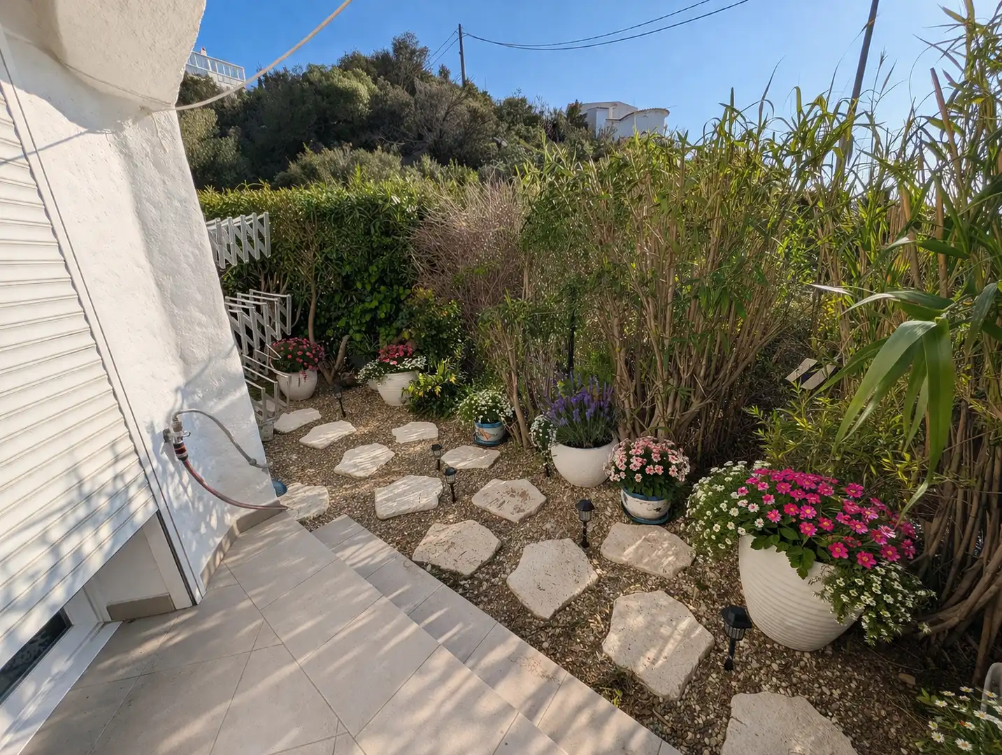 Terrasse von Maisonette zum Verkauf in Roses mit Klimaanlage, Heizung und Privatgarten