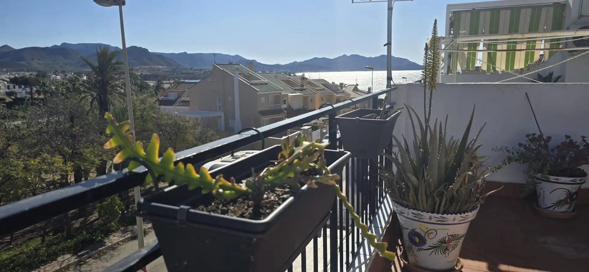 Terrassa de Apartament en venda en Mazarrón amb Aire condicionat, Parquet i Moblat