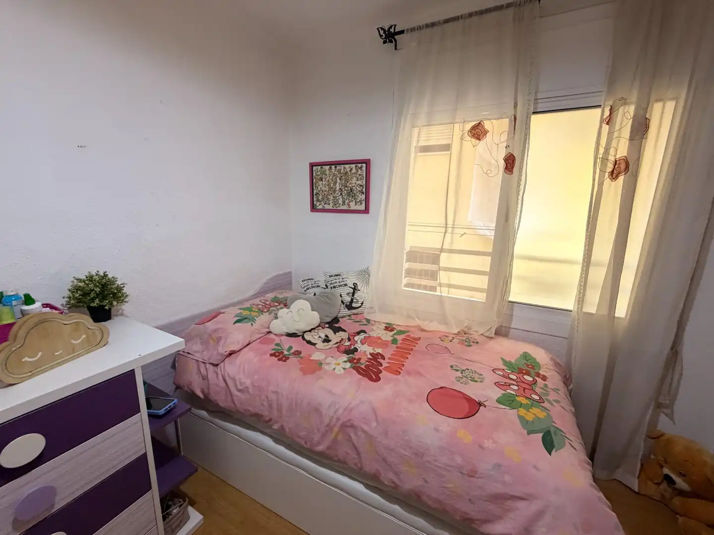 Bedroom of Flat for sale in Sabadell  with Air Conditioner and Parquet flooring