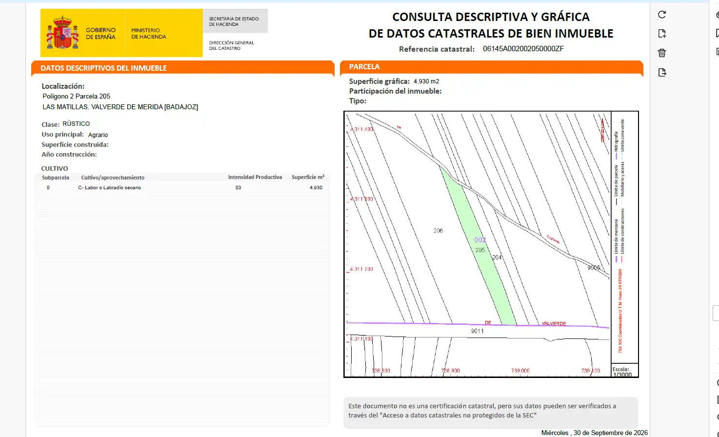 Terreno en venta en Este