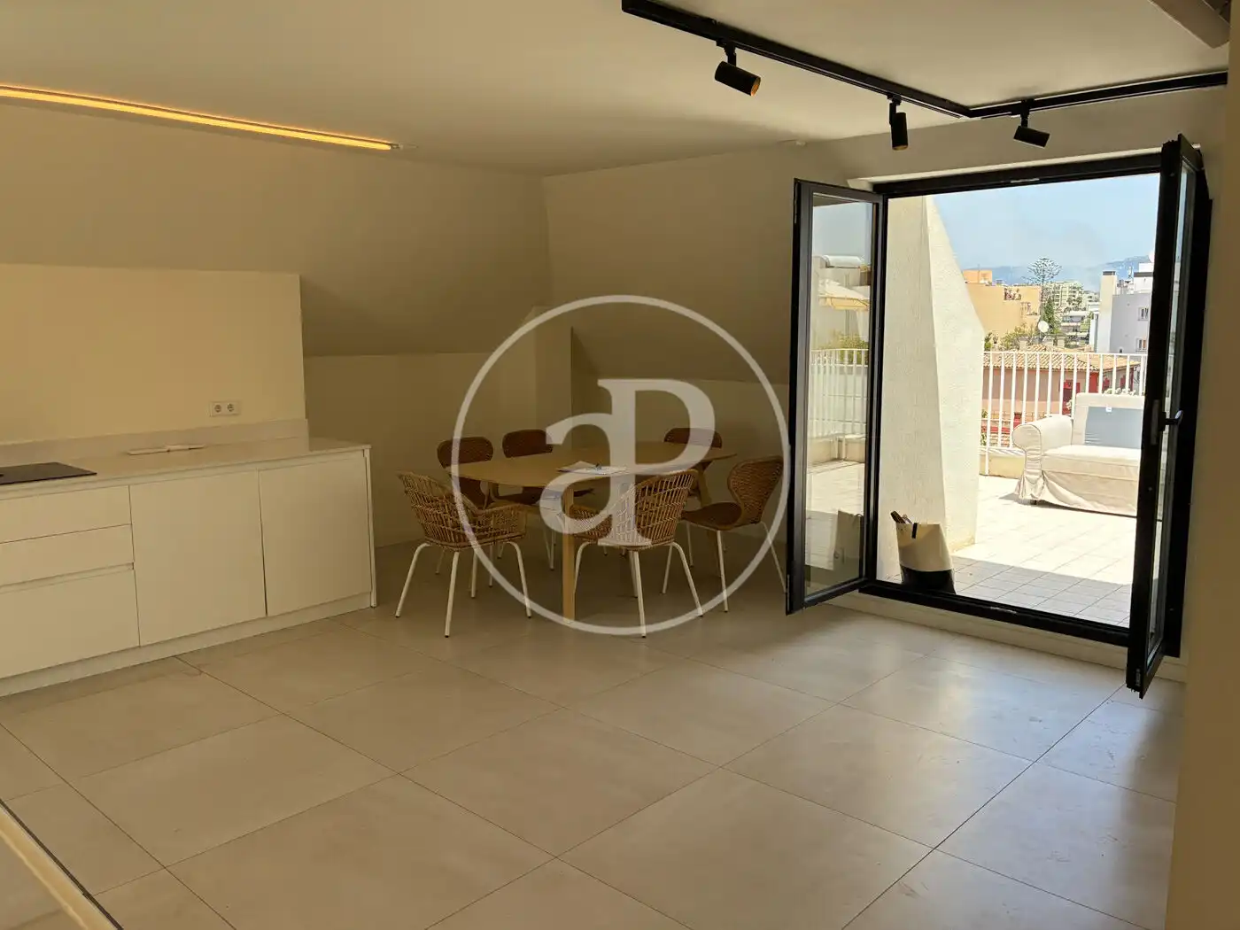 Terrasse von Dachboden zur Miete in  Palma de Mallorca mit Klimaanlage, Heizung und Terrasse