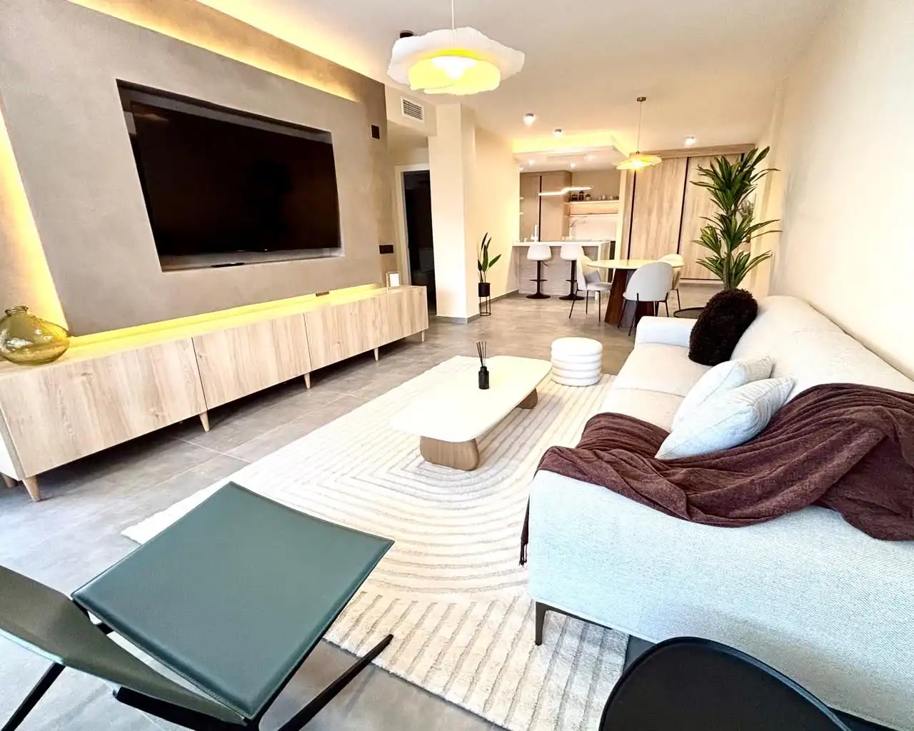 Sala d'estar de Apartament en venda en Nueva Andalucía