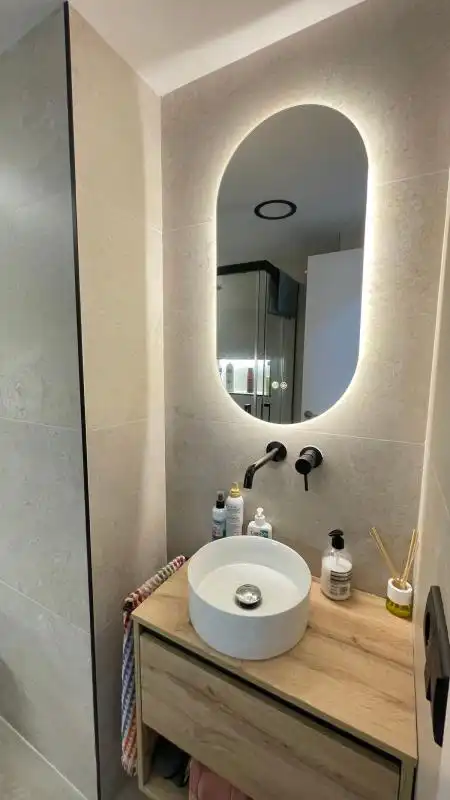 Badezimmer von Wohnung zur Miete in Canet d'En Berenguer mit Klimaanlage, Heizung und Privatgarten