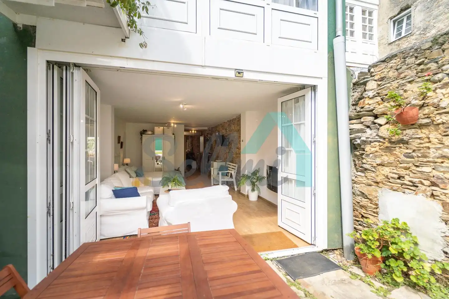 Terraza de Casa adosada en venta en Ribadeo con Calefacción, Jardín privado y Terraza