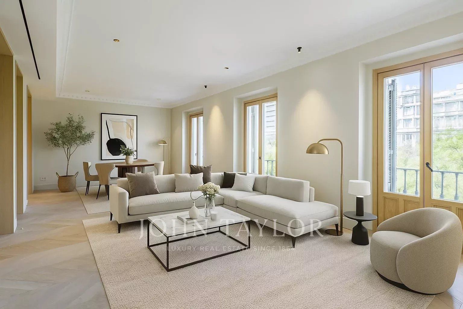 Sala d'estar de Pis en venda en  Madrid Capital amb Aire condicionat, Calefacció i Balcó