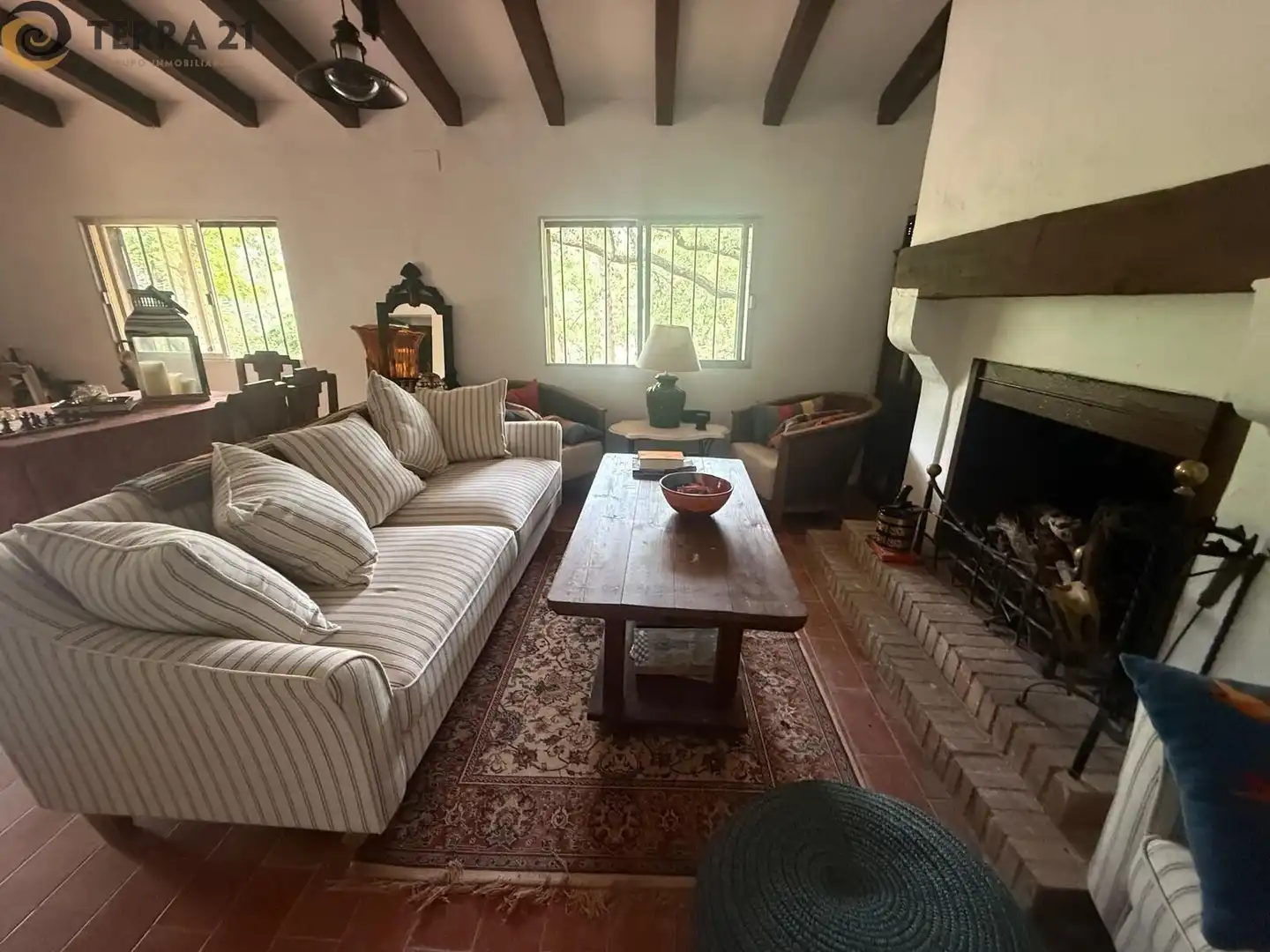 Sala de estar de Finca rústica en venta en Los Villares con Aire acondicionado