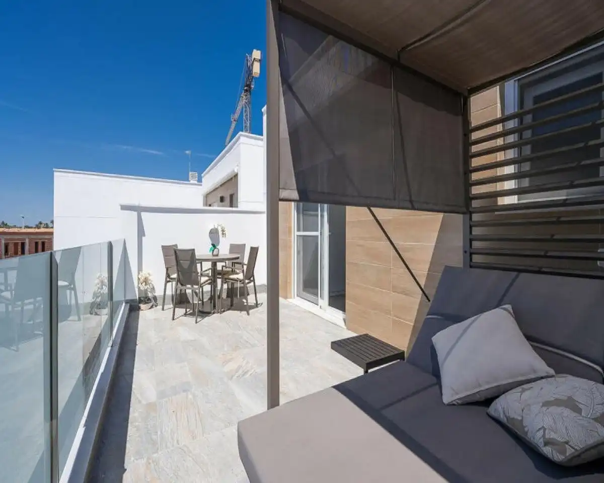 Terraza de Casa o chalet en venta en San Pedro del Pinatar con Aire acondicionado, Jardín privado y Terraza