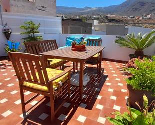 Terrasse von Dachboden miete in Candelaria mit Terrasse, Möbliert und Ofen