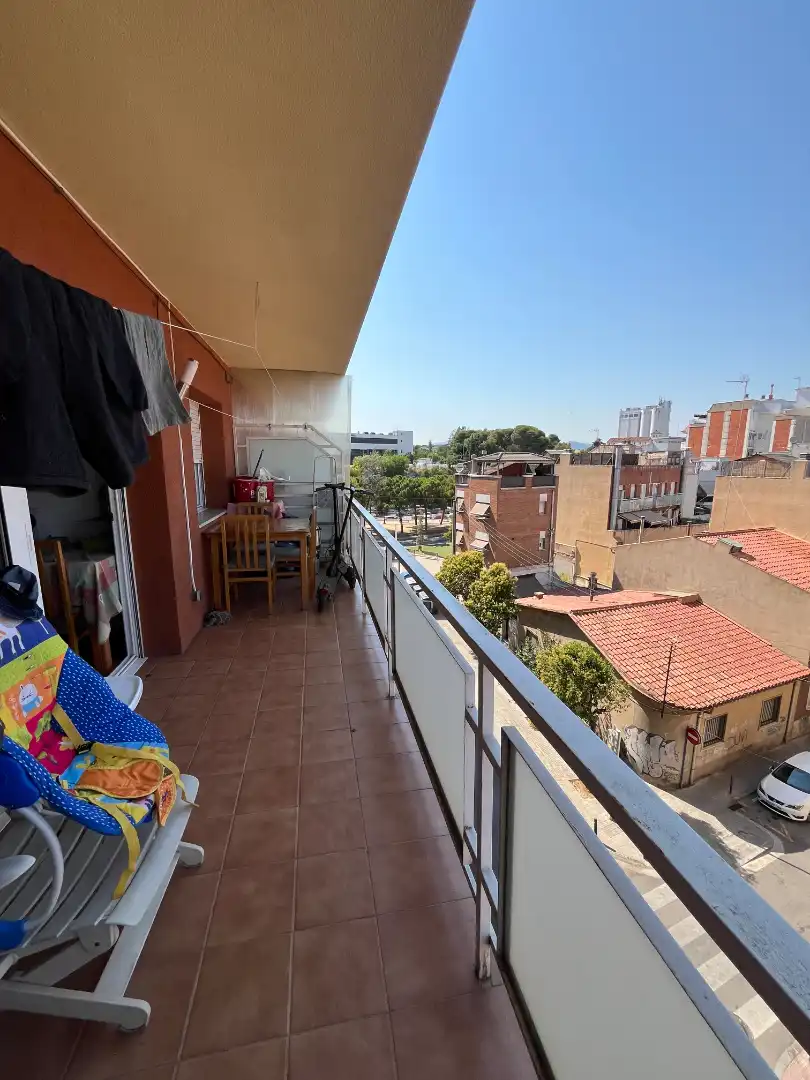 Balcony of Flat for sale in Mollet del Vallès  with Air Conditioner, Heating and Parquet flooring