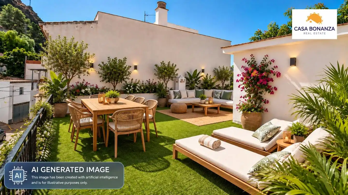Terrace of Houses for sale in Jete  with Private garden and Furnished