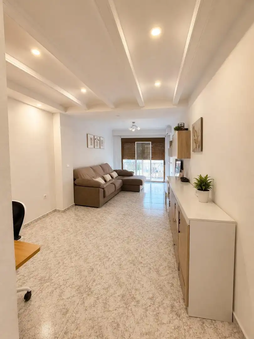 Sala de estar de Piso en venta en El Campello con Terraza y Amueblado