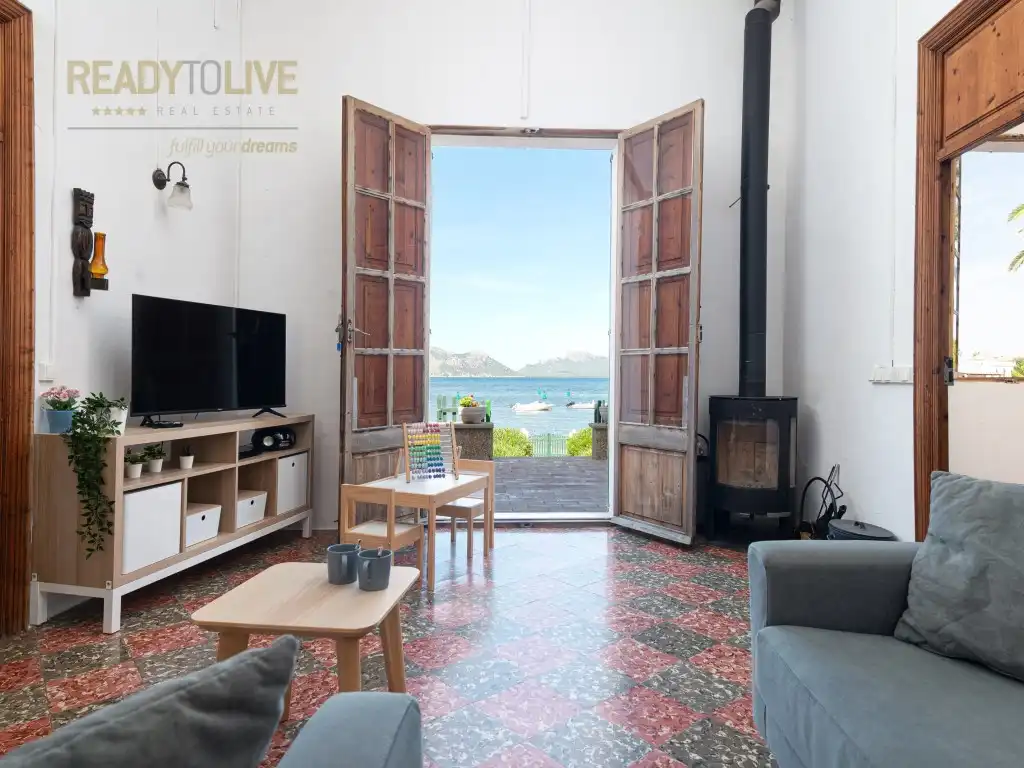 Sala de estar de Casa o chalet de alquiler en Alcúdia con Terraza, Amueblado y Microondas
