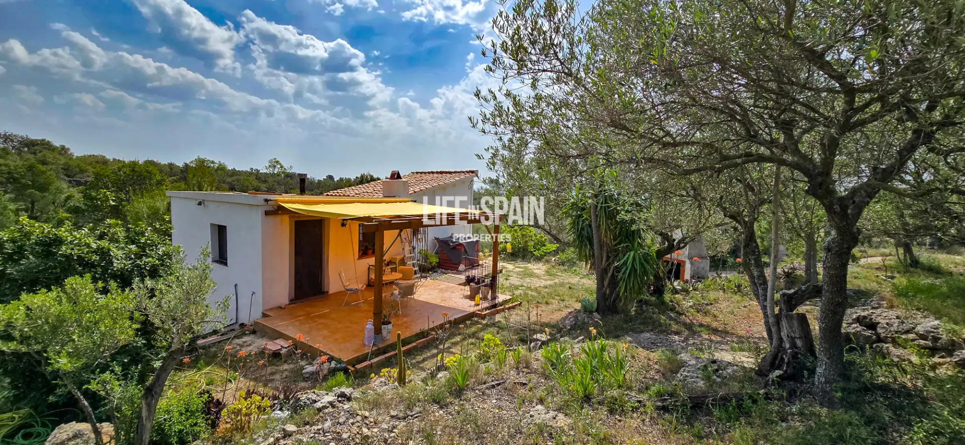 Jardí de Finca rústica en venda en Roquetes amb Aire condicionat, Calefacció i Jardí privat