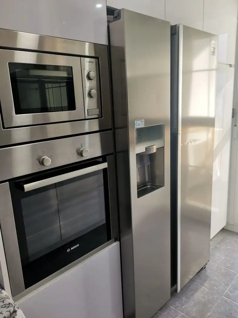 Cocina de Piso de alquiler en Marbella con Aire acondicionado, Terraza y Amueblado