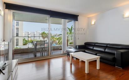 Sala d'estar de Apartament en venda en Eivissa amb Aire condicionat, Terrassa i Moblat