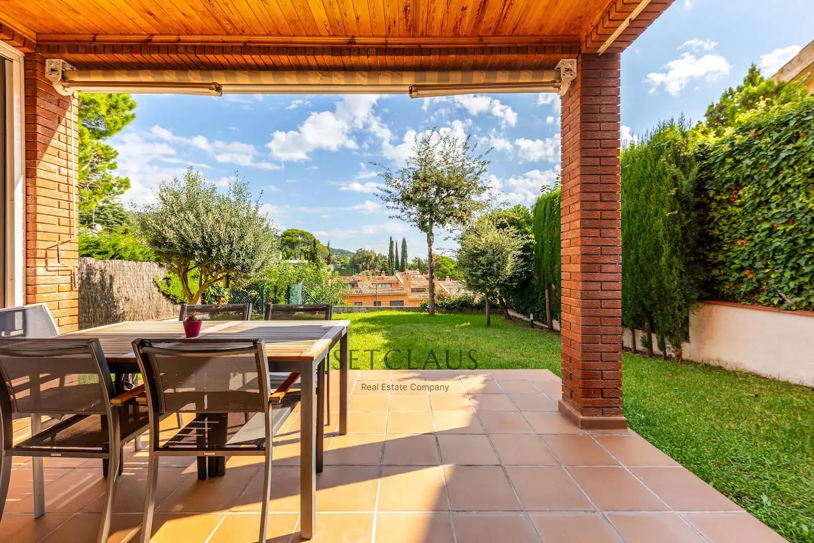 Jardín de Casa adosada en venta en Teià con Aire acondicionado, Calefacción y Jardín privado