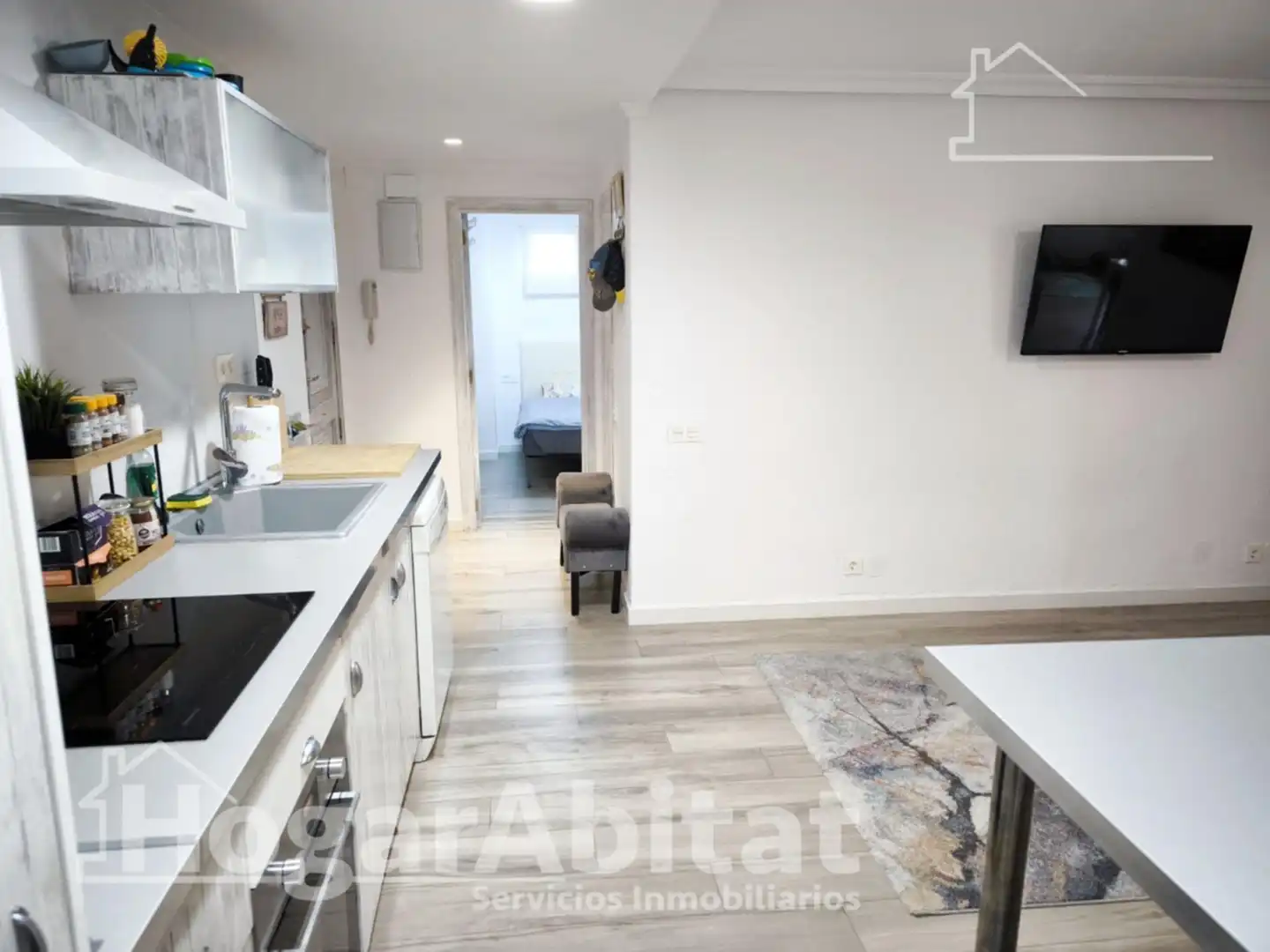 Kitchen of Flat for sale in Cullera  with Air Conditioner, Heating and Furnished